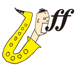 I live in the sax sticker #1371143