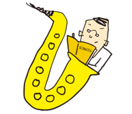 I live in the sax sticker #1371151