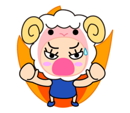 Original Horoscopes:  Aries "The Ram" sticker #1371213