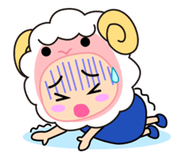 Original Horoscopes: Aries "The Ram" sticker #1371225