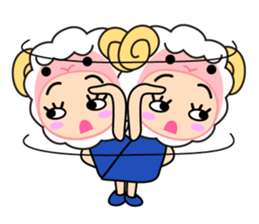 Original Horoscopes:  Aries "The Ram" sticker #1371229