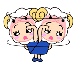 Original Horoscopes: Aries "The Ram" sticker #1371229