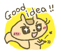 Happy Squirrel sticker #1371816