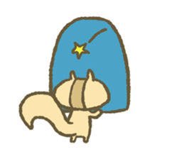 Happy Squirrel sticker #1371839