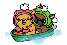 Cute Dog Sticker for winter use sticker #1371862