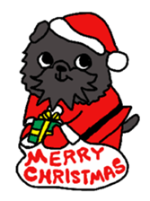 Cute Dog Sticker for winter use sticker #1371864