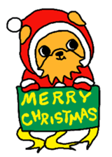 Cute Dog Sticker for winter use sticker #1371866