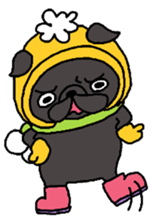 Cute Dog Sticker for winter use sticker #1371873