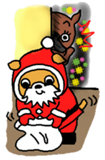 Cute Dog Sticker for winter use sticker #1371875