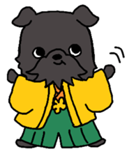 Cute Dog Sticker for winter use sticker #1371880