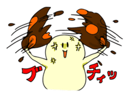 Funny mushroom sticker #1372103