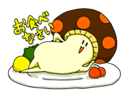Funny mushroom sticker #1372110