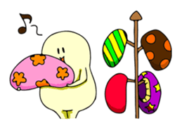 Funny mushroom sticker #1372111