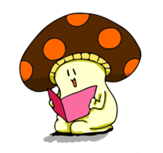 Funny mushroom sticker #1372121