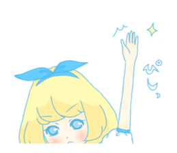 Sticker of the fairy tale Alice sticker #1372163