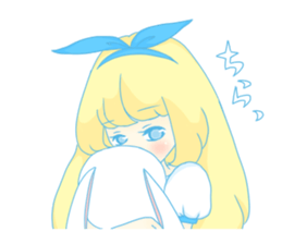 Sticker of the fairy tale Alice sticker #1372166