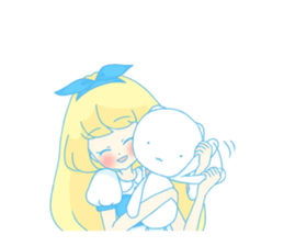 Sticker of the fairy tale Alice sticker #1372168