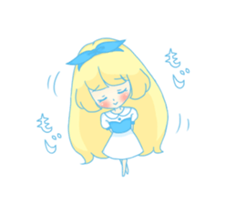 Sticker of the fairy tale Alice sticker #1372187