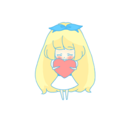 Sticker of the fairy tale Alice sticker #1372188