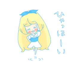 Sticker of the fairy tale Alice sticker #1372190