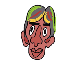crazy impact face! sticker #1372215