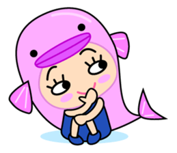 Original Horoscopes:  Pisces "The Fish" sticker #1372281