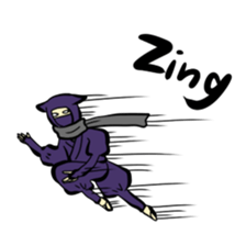 Sticker of the Ninja English version sticker #1372371