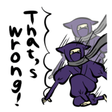 Sticker of the Ninja English version sticker #1372389
