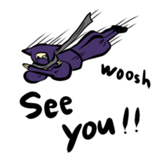 Sticker of the Ninja English version sticker #1372395
