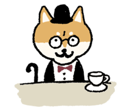 Dog HACHI sticker #1373070