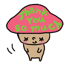 Cute Mushroom sticker sticker #1373826