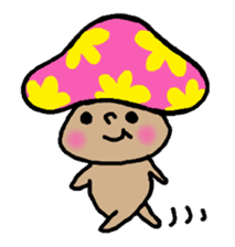 Cute Mushroom sticker sticker #1373829