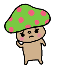 Cute Mushroom sticker sticker #1373850