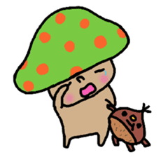 Cute Mushroom sticker sticker #1373855
