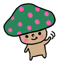 Cute Mushroom sticker sticker #1373856