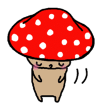 Cute Mushroom sticker sticker #1373857