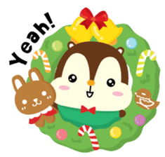 Squly & Friends: Merry Xmas sticker #1373900