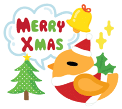 Squly & Friends: Merry Xmas sticker #1373925