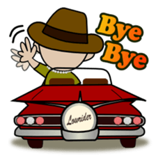 Lowrider car ride BOY sticker #1374231