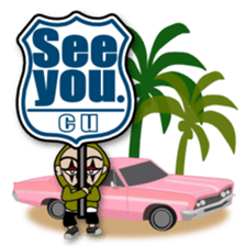 Lowrider car ride BOY sticker #1374232