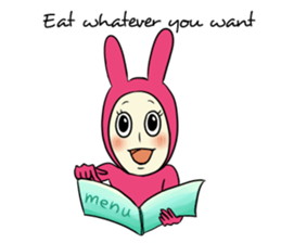 The Pink Girl [ENG] sticker #1374739