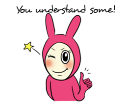 The Pink Girl [ENG] sticker #1374750