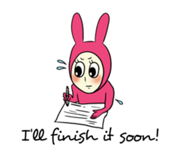 The Pink Girl [ENG] sticker #1374751