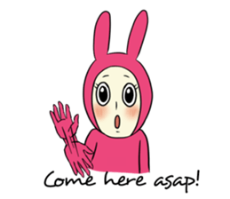 The Pink Girl [ENG] sticker #1374755
