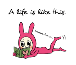 The Pink Girl [ENG] sticker #1374756