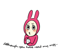 The Pink Girl [ENG] sticker #1374759