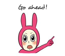 The Pink Girl [ENG] sticker #1374764