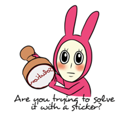 The Pink Girl [ENG] sticker #1374769