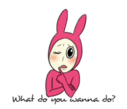 The Pink Girl [ENG] sticker #1374776