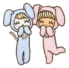 Odeco-chan and Nikki sticker #1374779